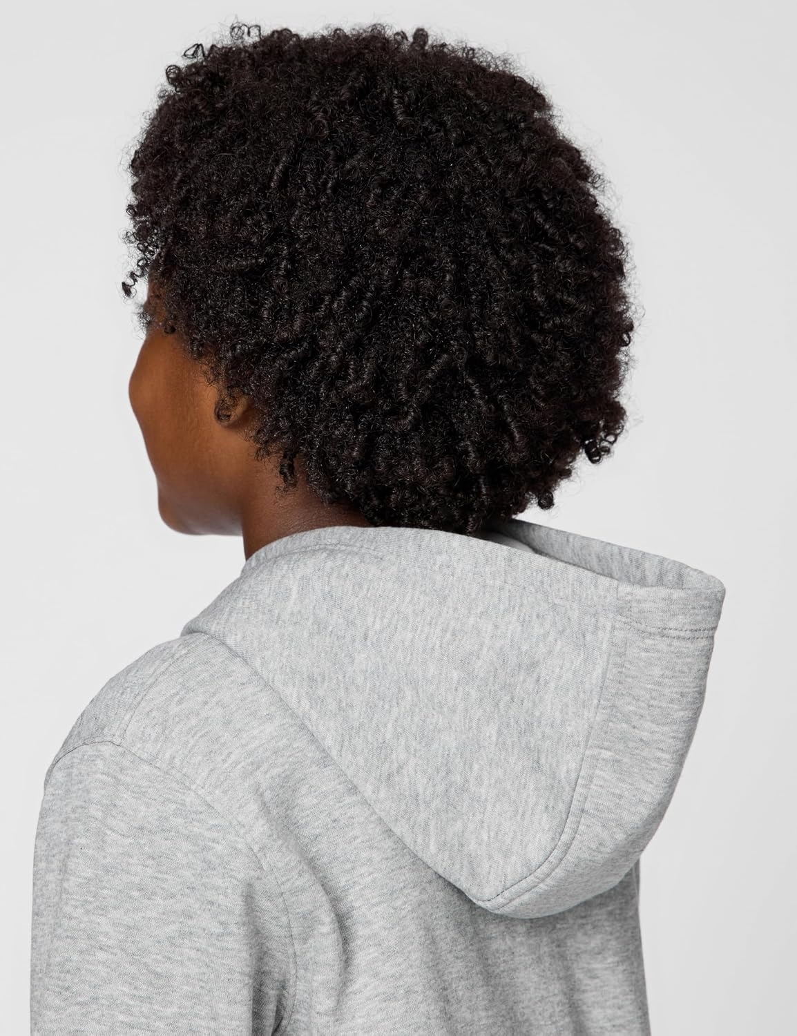 image:imageNike Kids Sportswear Club Fleece FullZip HoodieDark Grey HeatherBase GreyWhite