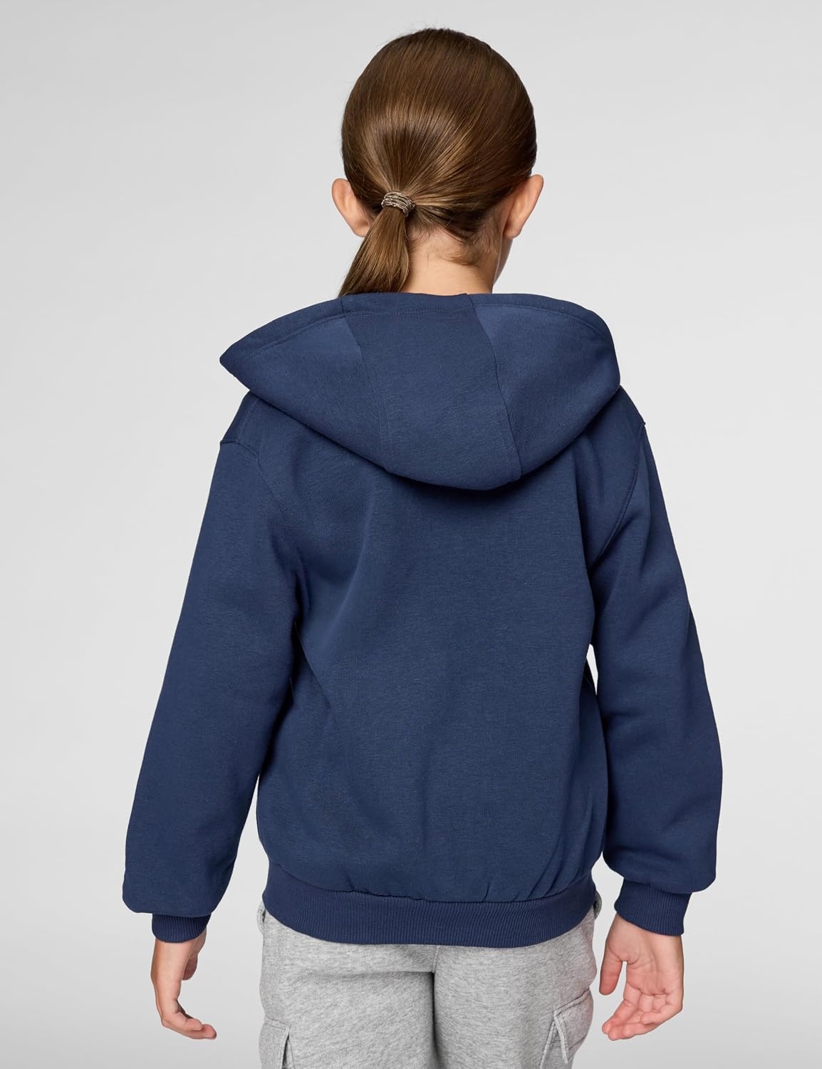 image:imageNike Kids Sportswear Club Fleece FullZip HoodieMidnight NavyWhite