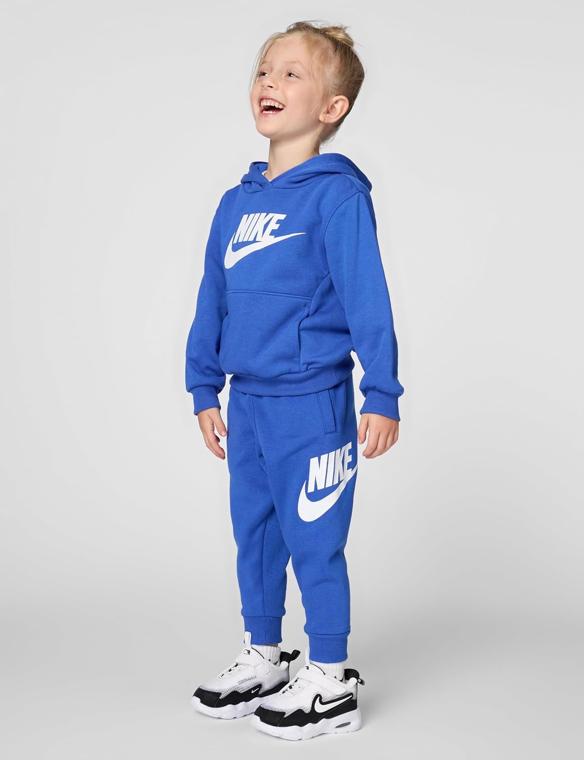 image:imageNike Kids Sportswear Club Fleece Joggers Large Swoosh LogoGame RoyalWhite