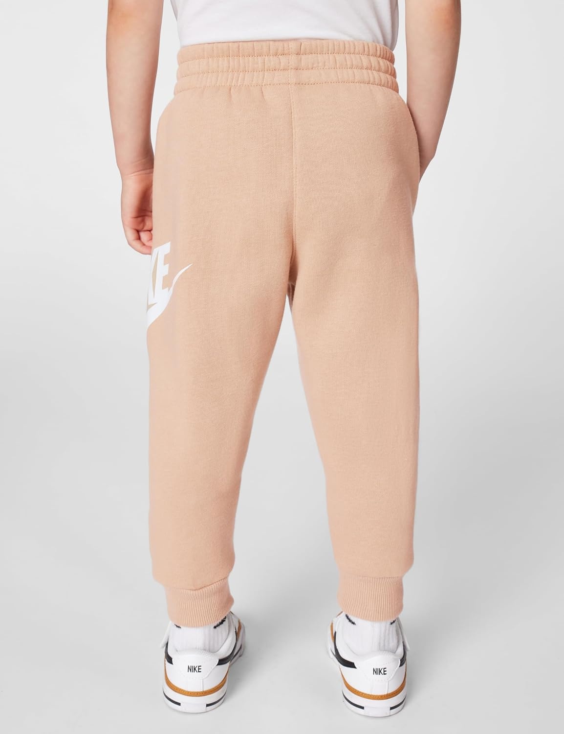 image:imageNike Kids Sportswear Club Fleece Joggers Large Swoosh LogoHempWhite