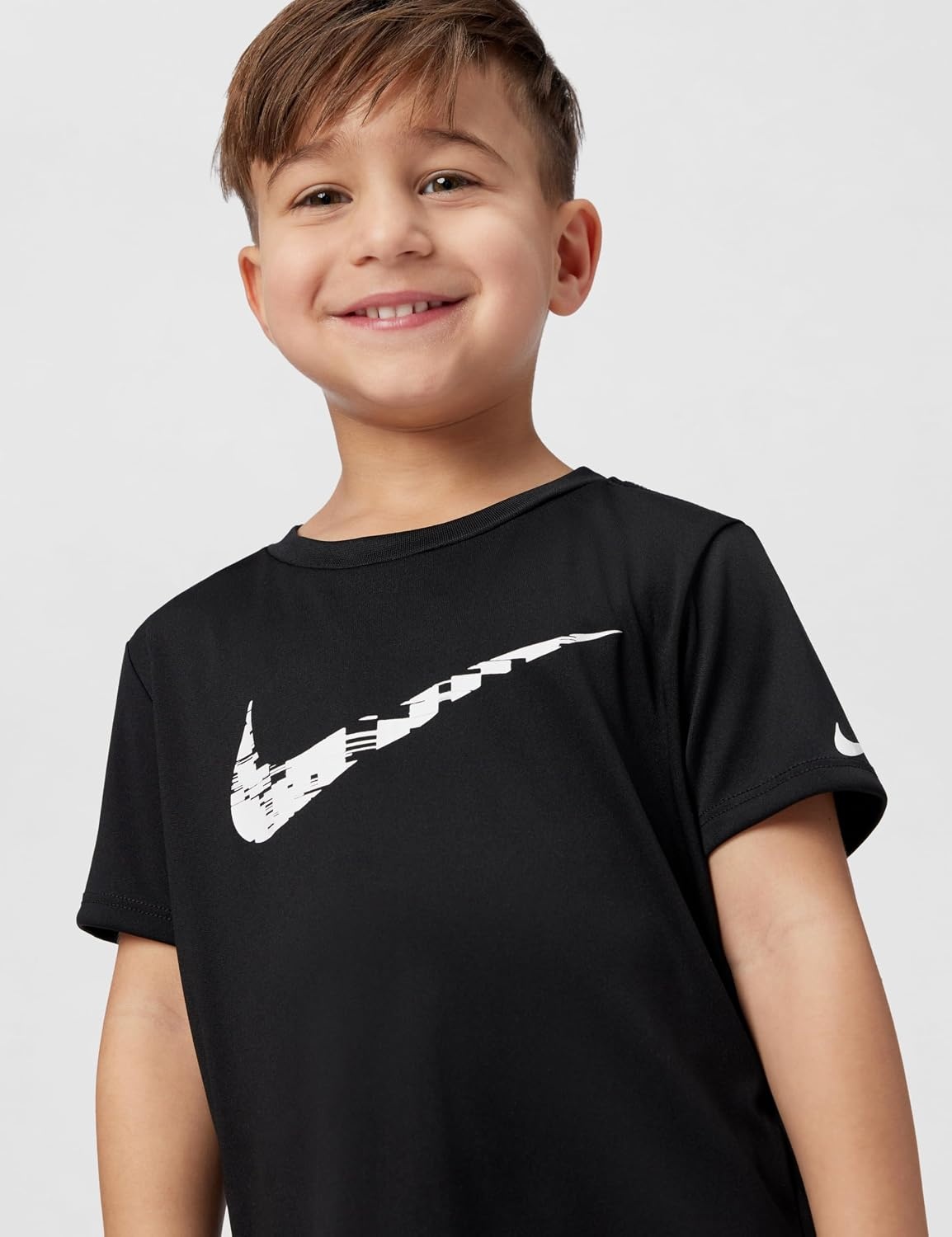 image:imageNike Kids Trophy23 DriFIT ShortSleeve Top Large Swoosh LogoBlack