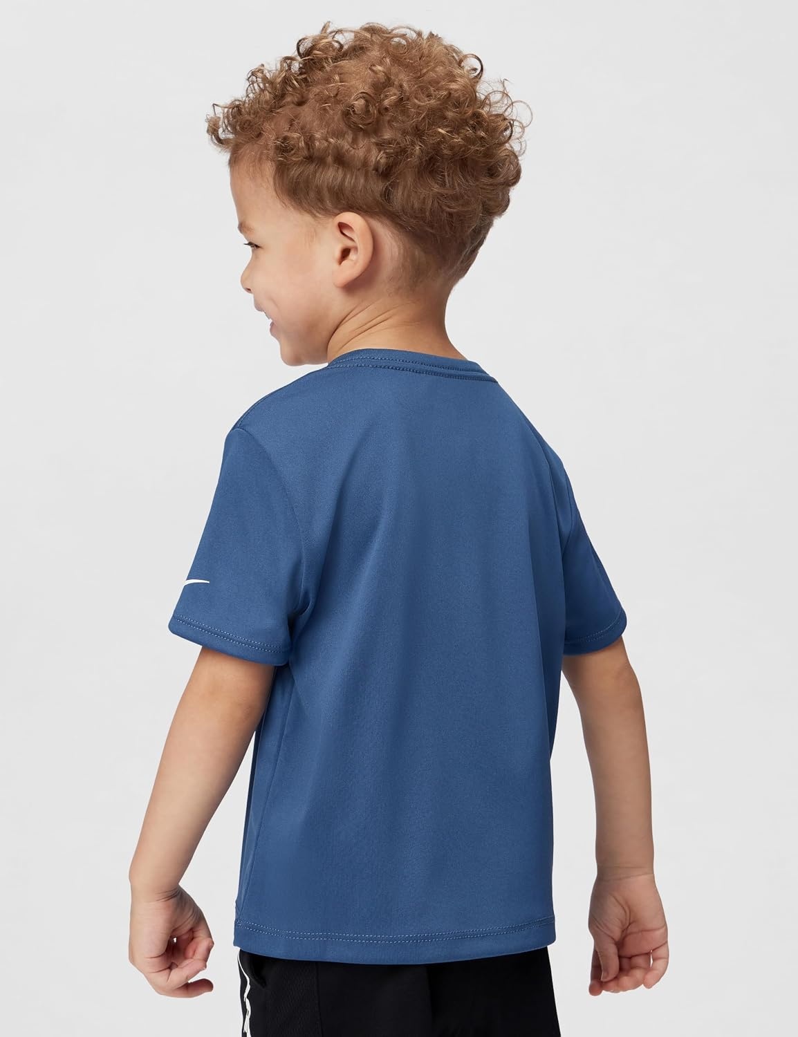 image:imageNike Kids Trophy23 DriFIT ShortSleeve Top Large Swoosh LogoMystic Navy