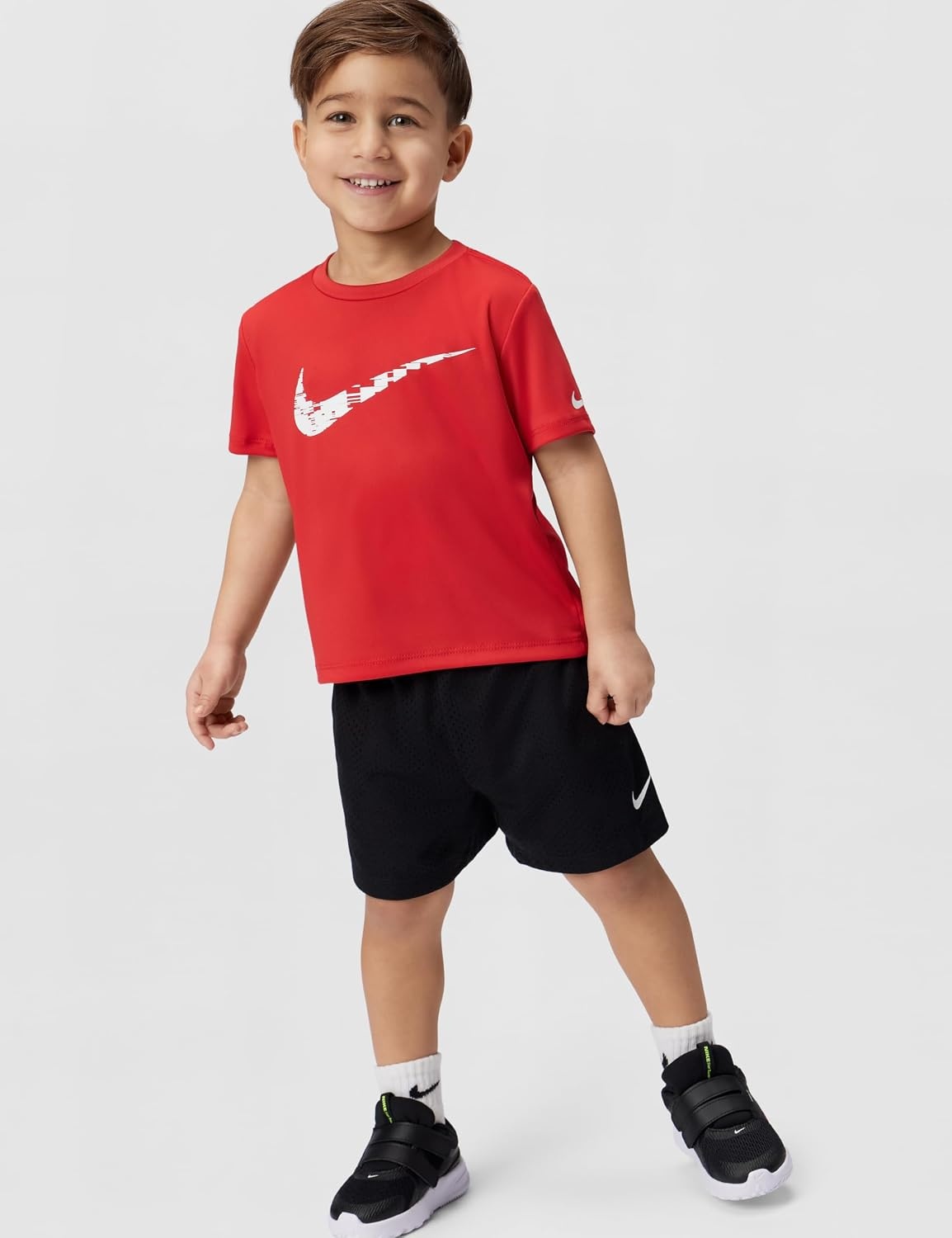 image:imageNike Kids Trophy23 DriFIT ShortSleeve Top Large Swoosh LogoUniversity Red