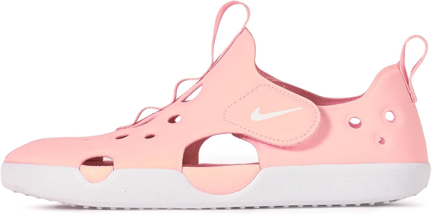 image:imageNike Unisex Kids Sunray Protect 4 Sandals Boys Girls Toddlers amp Baby ShoesEcho PinkWhite