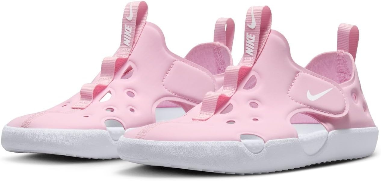 image:imageNike Unisex Kids Sunray Protect 4 Sandals Boys Girls Toddlers amp Baby ShoesPink FoamWhite