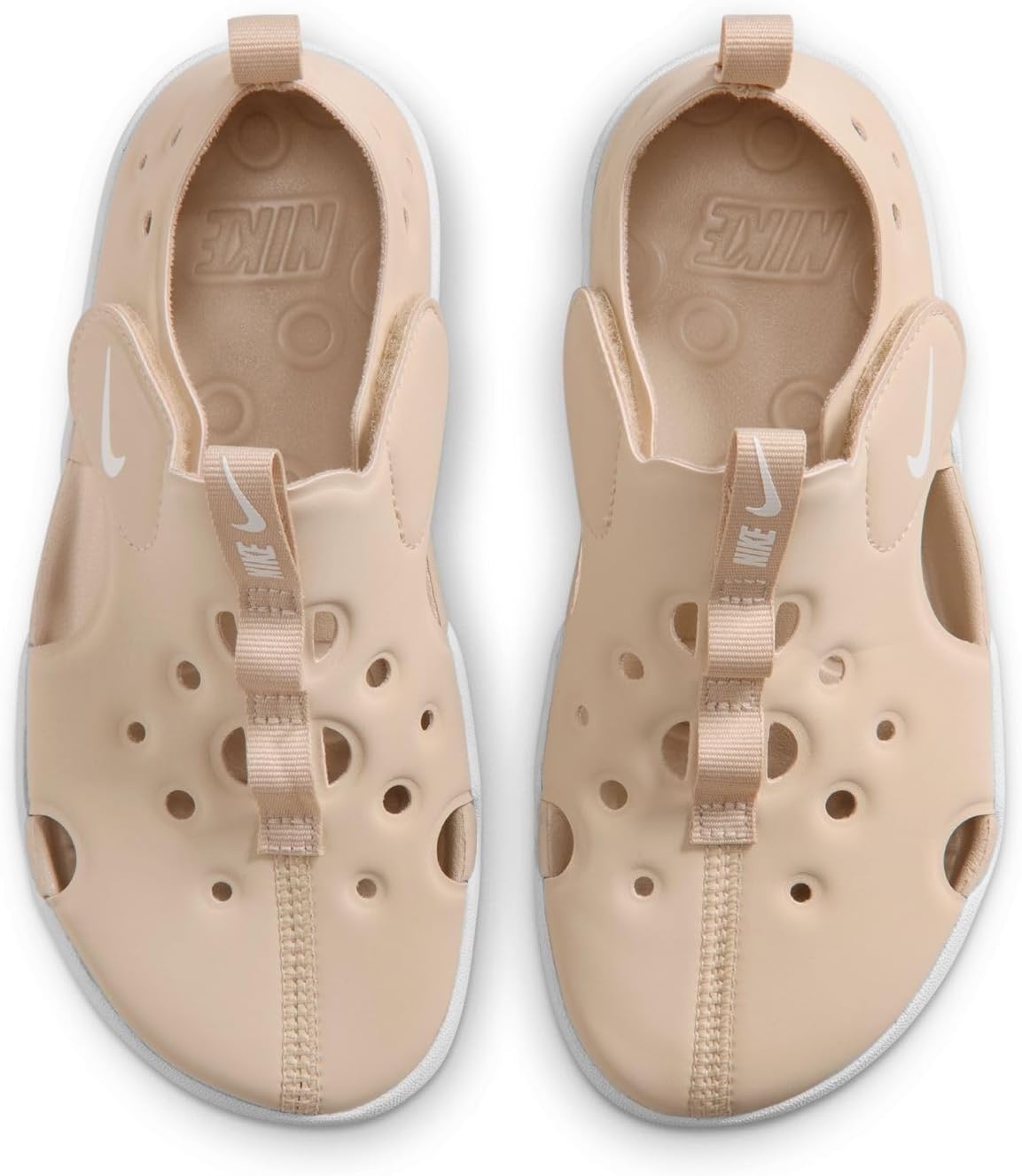 image:imageNike Unisex Kids Sunray Protect 4 Sandals Boys Girls Toddlers amp Baby ShoesSanddriftWhite