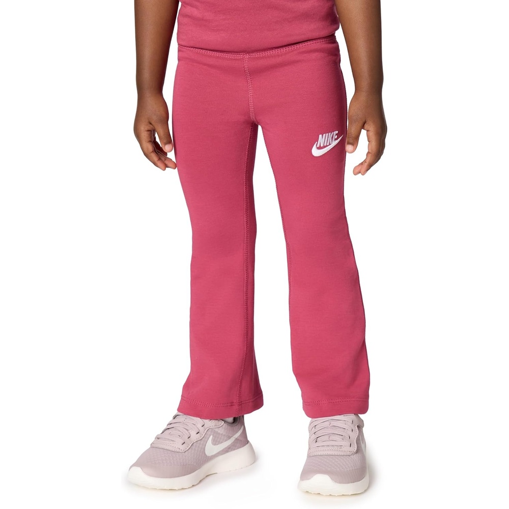 image:imageNike Girls Sportswear Classic HighWaisted Flared LeggingsSweet BeetWhite
