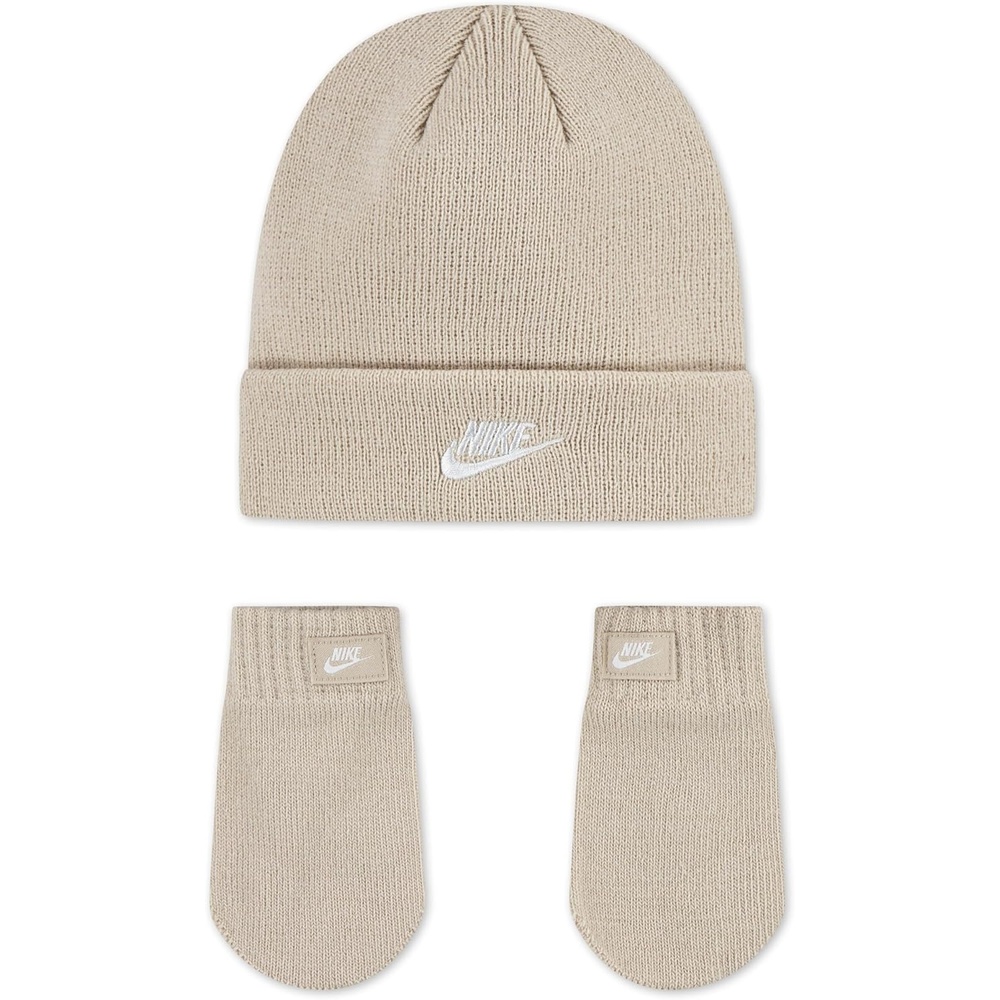 image:imageNike Kids Club Beanie and GloveMitten SetSand Drift