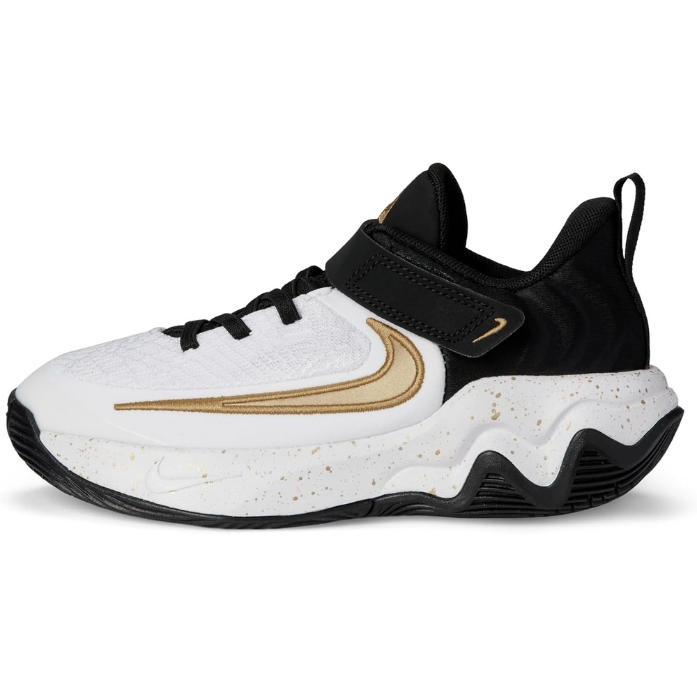 image:imageNike Kids Giannis Immortality 4 Basketball Shoes Boys and Girls SneakersBlackMetallic GoldWhite