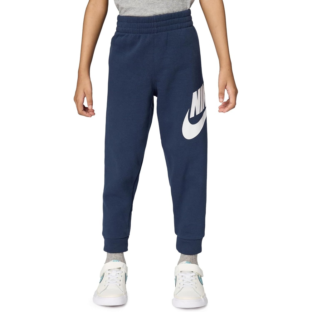 image:imageNike Kids Sportswear Club Fleece Joggers Large Swoosh LogoMidnight NavyWhite