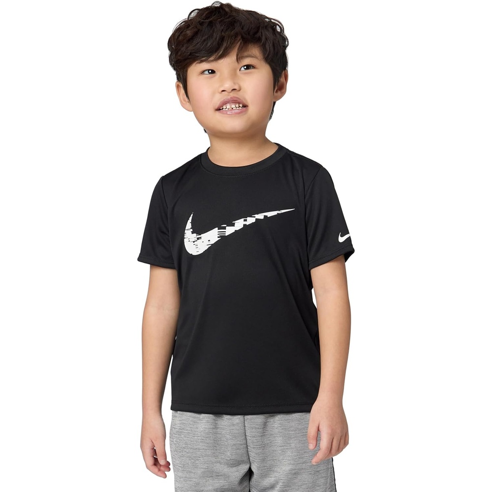 image:imageNike Kids Trophy23 DriFIT ShortSleeve Top Large Swoosh LogoBlack