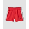 Nike Baby Just Do It T-Shirt and Mesh Shorts 2-Piece Outfit Set(Birch Heather/University Red)
