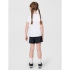 Nike Girls’ Dri-FIT Short Sleeve Top and Skort 2-Piece Outfit Set(Black/White)