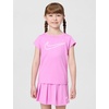 Nike Girls’ Dri-FIT Short Sleeve Top and Skort 2-Piece Outfit Set(Light Magenta)