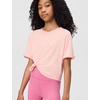 Nike Girls’ One Relaxed Dri-FIT Short-Sleeve Top T-Shirt(Arctic Orange/White)