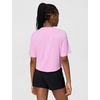 Nike Girls’ One Relaxed Dri-FIT Short-Sleeve Top T-Shirt(Light Magenta/White)