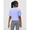 Nike Girls’ One Relaxed Dri-FIT Short-Sleeve Top T-Shirt(Light Thistle/White)