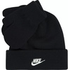 Nike Kids’ Club Beanie and Glove/Mitten Set(Black)