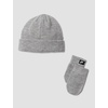 Nike Kids’ Club Beanie and Glove/Mitten Set(Dark Grey Heather)