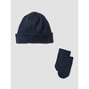 Nike Kids’ Club Beanie and Glove/Mitten Set(Obsidian)