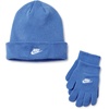 Nike Kids’ Club Beanie and Glove/Mitten Set(Polar Blue)