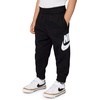 Nike Kids’ Sportswear Club Fleece Joggers (Large Swoosh Logo)(Black/White)