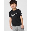 Nike Kids’ Trophy23 Dri-FIT Short-Sleeve Top (Large Swoosh Logo)(Black)