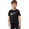 Nike Kids’ Trophy23 Dri-FIT Short-Sleeve Top (Large Swoosh Logo)(Black)