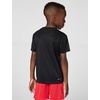 Nike Kids’ Trophy23 Dri-FIT Short-Sleeve Top (Large Swoosh Logo)(Black/Black/White)