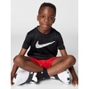Nike Kids’ Trophy23 Dri-FIT Short-Sleeve Top (Large Swoosh Logo)(Black/Black/White)