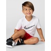 Nike Kids’ Trophy23 Dri-FIT Short-Sleeve Top (Large Swoosh Logo)(White/White/Black)