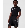 Nike Unisex Big Kids’ Elite 23 Dri-Fit Basketball Shorts – Boys and Girls(Black/White)