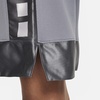Nike Unisex Big Kids’ Elite 23 Dri-Fit Basketball Shorts – Boys and Girls(Smoke Grey/White)
