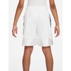 Nike Unisex Big Kids’ Elite 23 Dri-Fit Basketball Shorts – Boys and Girls(White/Black)