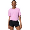 Nike Girls’ One Relaxed Dri-FIT Short-Sleeve Top T-Shirt(Light Magenta/White)