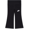 Nike Girls’ Sportswear Classic High-Waisted Flared Leggings(Black/White)