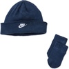 Nike Kids’ Club Beanie and Glove/Mitten Set(Obsidian)