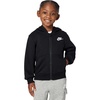 Nike Kids’ Sportswear Club Fleece Full-Zip Hoodie(Black/White)