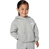 Nike Kids’ Sportswear Club Fleece Full-Zip Hoodie(Dark Grey Heather/Base Grey/White)