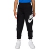 Nike Kids’ Sportswear Club Fleece Joggers (Large Swoosh Logo)(Black/White)