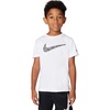 Nike Kids’ Trophy23 Dri-FIT Short-Sleeve Top (Large Swoosh Logo)(White/Phase Out)