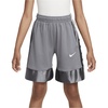 Nike Unisex Big Kids’ Elite 23 Dri-Fit Basketball Shorts – Boys and Girls(Smoke Grey/White)