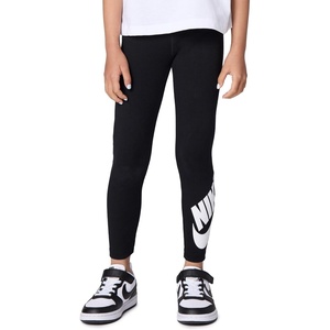 Nike Girls’ Sportswear Club High-Waisted Leggings(Black)