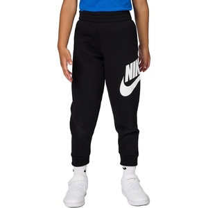 Nike Kids’ Sportswear Club Fleece Joggers (Large Swoosh Logo)(Black/White)