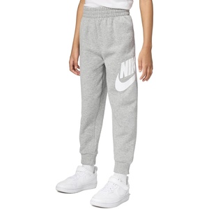 Nike Kids’ Sportswear Club Fleece Joggers (Large Swoosh Logo)(Dark Grey Heather/Base Grey/White)