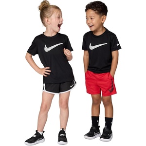 Nike Kids’ Trophy23 Dri-FIT Short-Sleeve Top (Large Swoosh Logo)(Black/Phase Out)
