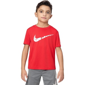 Nike Kids’ Trophy23 Dri-FIT Short-Sleeve Top (Large Swoosh Logo)(University Red)