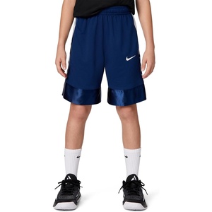 Nike Unisex Big Kids’ Elite 23 Dri-Fit Basketball Shorts – Boys and Girls(Blue Void/White)
