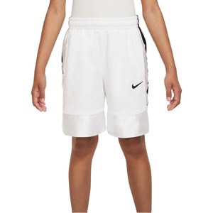 Nike Unisex Big Kids’ Elite 23 Dri-Fit Basketball Shorts – Boys and Girls(White/Black)