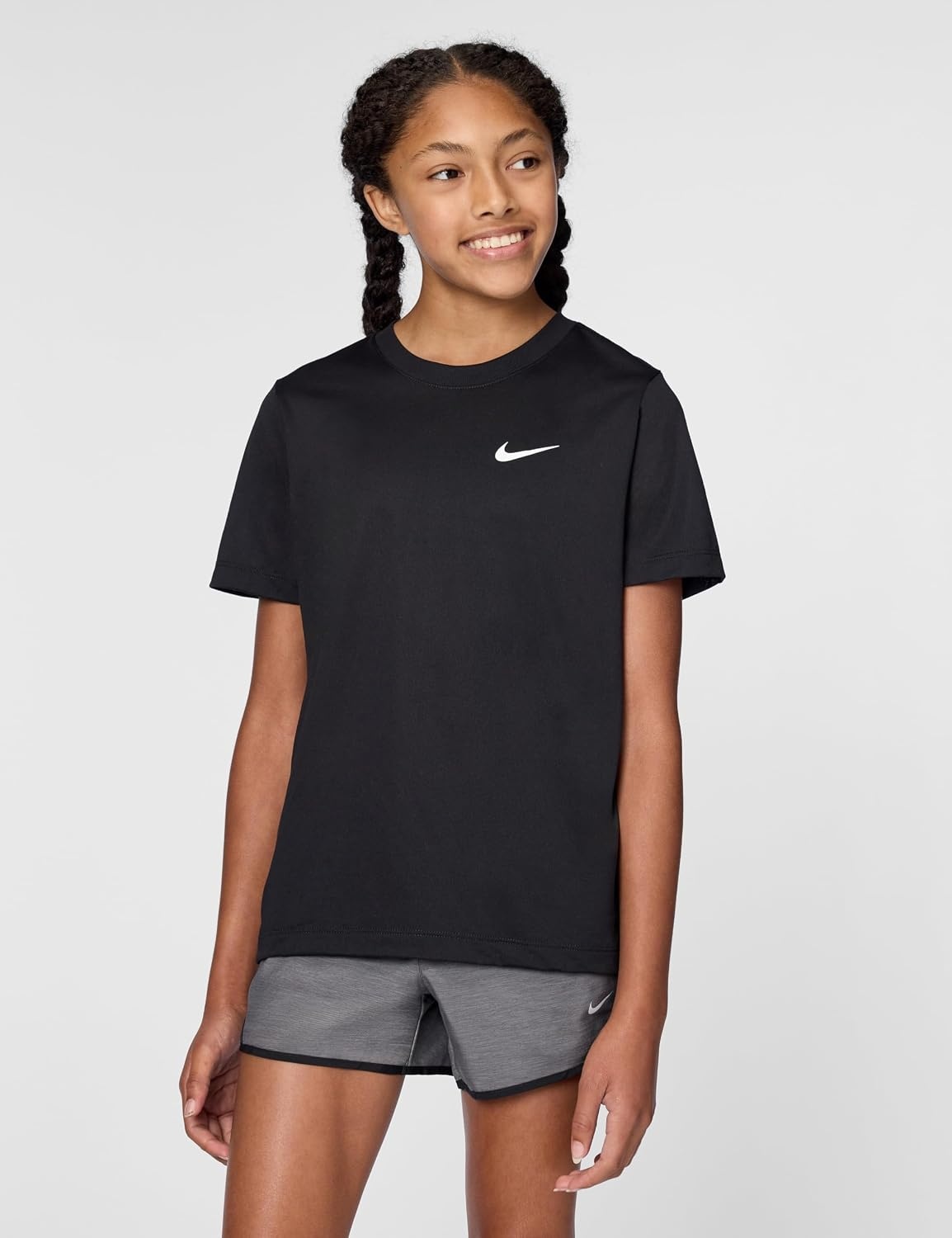 image:imageNike Unisex Big Kids Legend DriFIT TShirt Boys and GirlsBlack